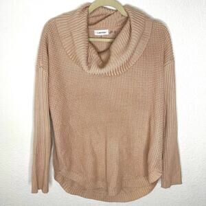 Calvin Klein Blush Pink Chunky Knit Sweater Women’s size Medium